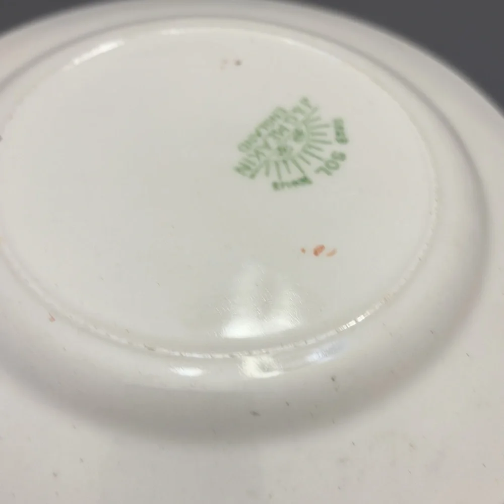 JG MEAKIN appetiser plates 6” SOL SUN 391413 FLORAL lot of 3 VNTG made England